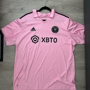 Adidas Lionel Messi Jersey Soccer Jersey with Black Stripes